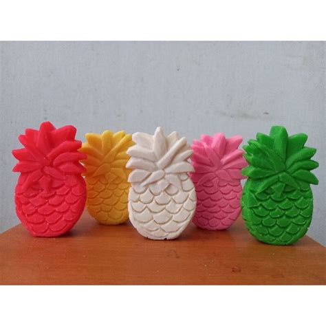 Jual Kerajinan Ukiran Sabun Prakarya Sabun Ukir / Sabun ukir / Souvenir sabun berbentuk Nanas ...