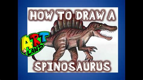 How to Draw a SPINOSAURUS!!! - YouTube