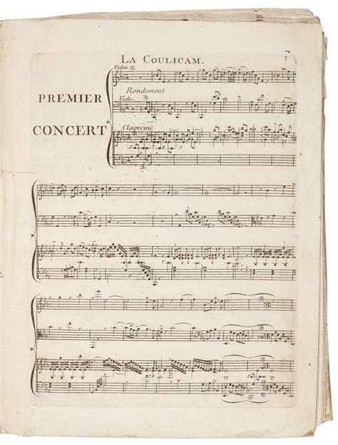 J.-P. Rameau. Pièces de clavecin en concerts, first edition, 1741 | Music and Antiquarian Books ...