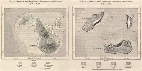 Krakatoa Eruption 1883 Map