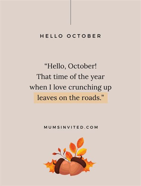 65 Hello October Quotes To Help You Embrace The Fall Season (2024 ...