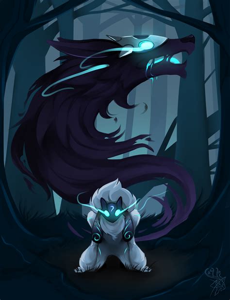 Kindred fan art : r/leagueoflegends