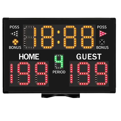 Electronic Basketball Scoreboard, Portable Digital Scoreboard With ...