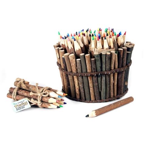 Natural Twig Colored Pencil Set - Walmart.com - Walmart.com