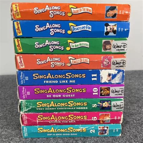 Disney Sing Along Songs Vhs Lot 30 | Hot Sex Picture