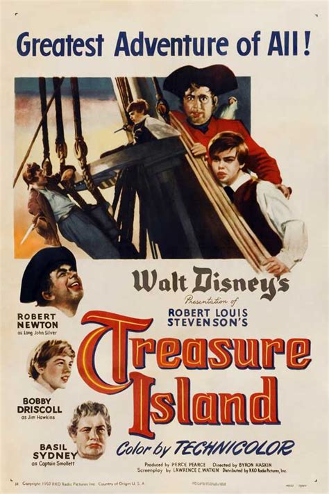 Treasure Island Movie Posters From Movie Poster Shop