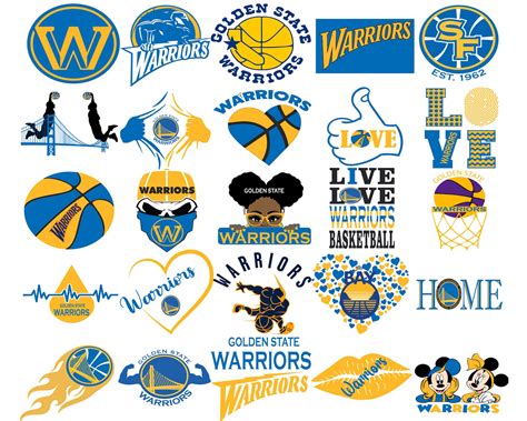 Golden State Warriors SVG files Warriors logo SVG files for | Etsy