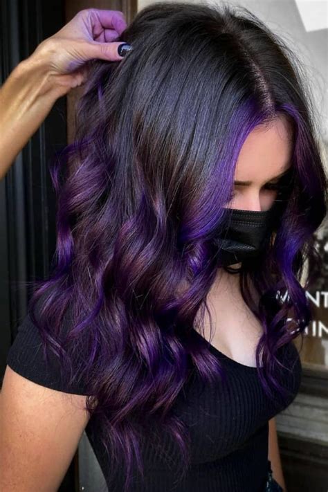 32 Best purple hair color for dark hair to copy ASAP 2021 - Page 5 of 5 - Mycozylive.com