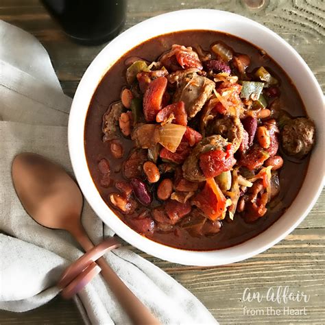 Three Bean Chili a Simple, from Scratch Chili Recipe