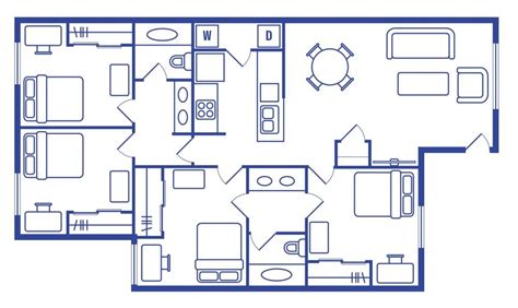 Rates/Floorplans - One, 2, 3 Bedroom Apartments in West Lafayette, Indiana