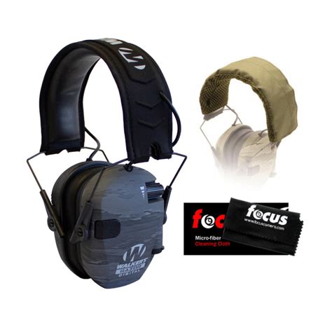 Walkers Walker's Razor Digital Ear Muffs (Ghost Camo) Base Bundle