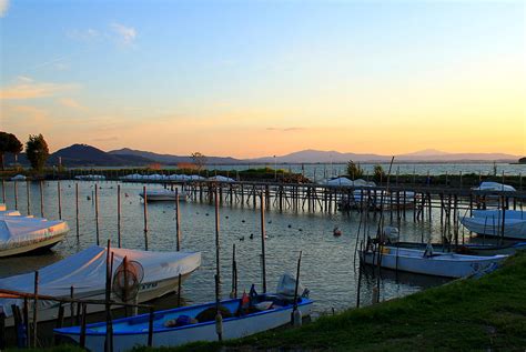 Lake Trasimeno Marina Photograph by Saya Studios - Fine Art America