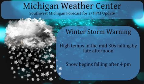 Winter Storm Warning – The Michigan Weather Center