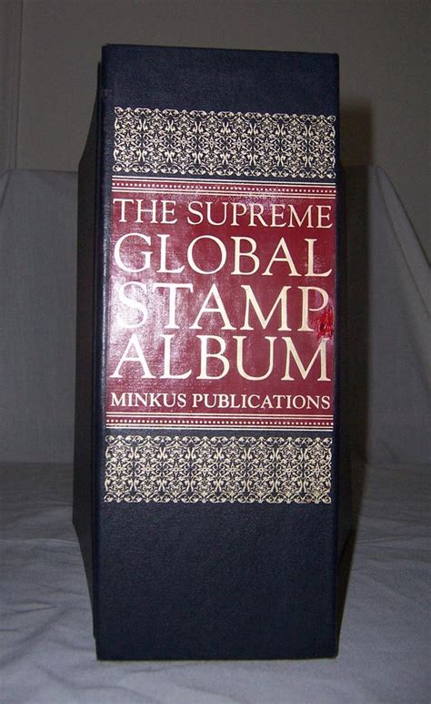 Minkus [Supreme Global Stamp Album] Binder. Free Shipping | #1832589888