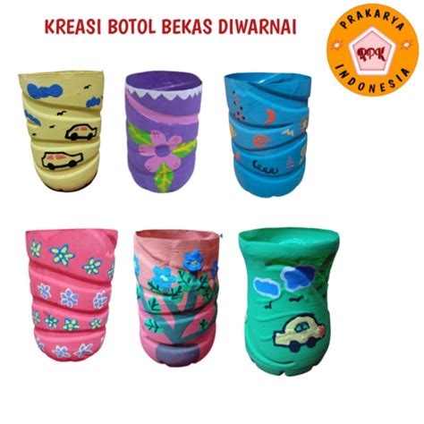 Jual VAS BUNGA BOTOL BEKAS SUDAH DI CAT | Shopee Indonesia