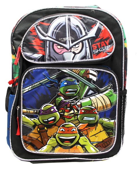 A&I Products - Teenage Mutant Ninja Turtles "Stay Sharp" Full Size Kids Backpack (16in ...