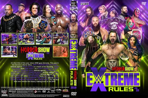 WWE Extreme Rules 2020 DVD Cover by Chirantha on DeviantArt