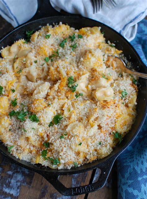 Baked Mac and Cheese with Bread Crumbs Recipe - A Cedar Spoon