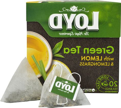 LOYD GREEN TEA LEMON with LEMONGRASS THE MAGIC