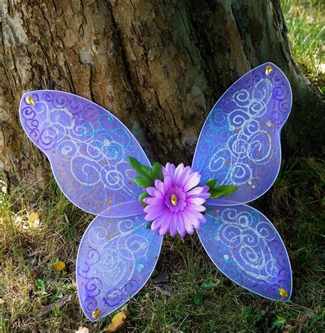 Purple Fairy wings tinkerbell costume accessory fairy | Etsy