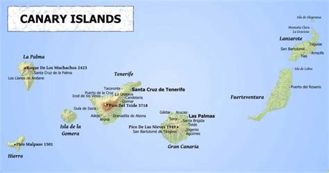 7 Canary Islands, Names, Biggest Islands & Population Of Each