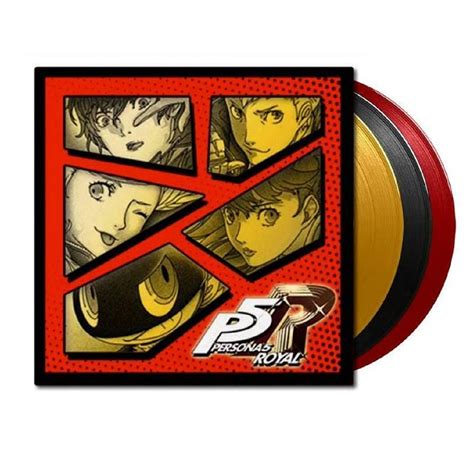 Royal Edition - Persona 5 Royal Edition Vinyl Record Soundtrack 3 LP Red Black Gold VGM - Amazon ...