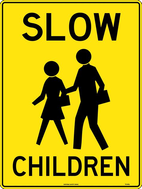 Slow Children | Parking Signs, Road Signs | USS