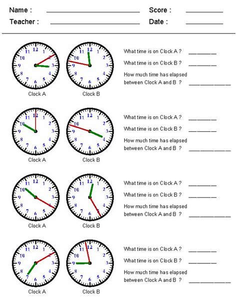 Elapsed Time Worksheets to Print for Kids | Activity Shelter | Time worksheets, Elapsed time ...