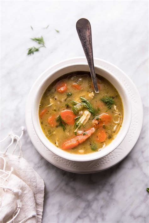 Slow Cooker Hearty Chicken Soup. - Half Baked Harvest