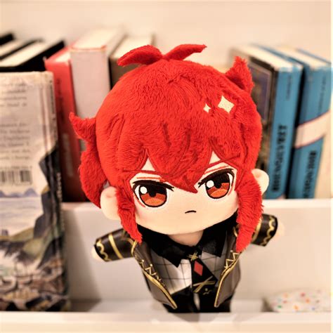 Anime Genshin Impact Diluc Soft Stuffed Plush Toy - PlushStore.com ...