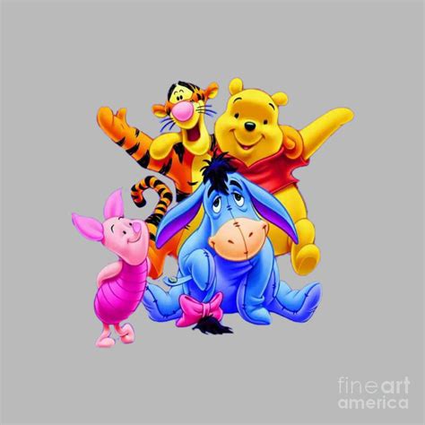 Winnie the pooh love friends Drawing by Intan Safitri - Fine Art America