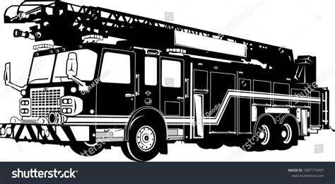 5,802 Fire Ladder Truck Vector Images, Stock Photos & Vectors | Shutterstock