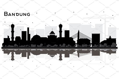 Bandung Indonesia City Skyline | Bandung city, City skyline, City skyline silhouette