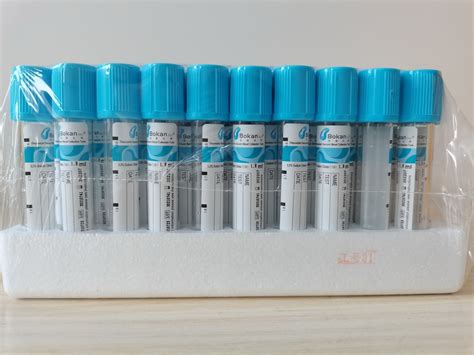 Sodium Citrate Blood Specimen Collection (Light Blue Top) Tubes Bd Brand Vacutainers Blood ...