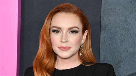 Lindsay Lohan Rocks Black Cutout Dress at ‘Mean Girls’ Premiere ...