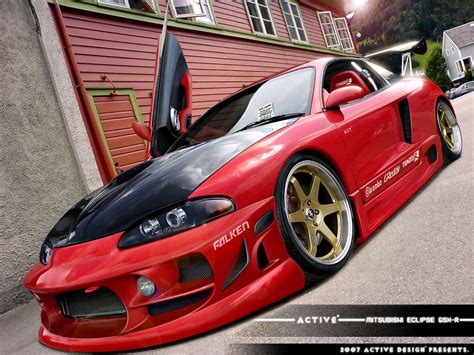 Mitsubishi Eclipse GSX Custom Airbrushed Design