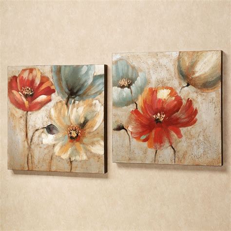 15 Inspirations Flower Wall Art Canvas