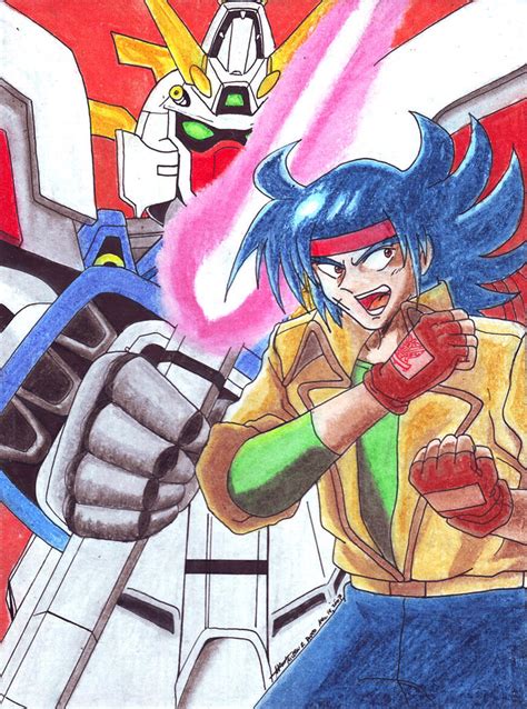 Shining Gundam + Domon Kasshu by hirokada on DeviantArt