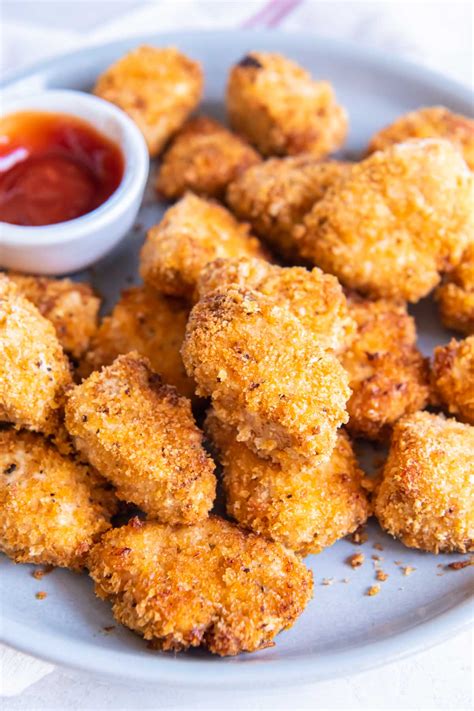 Air Fryer Chicken Nuggets {So Crispy!} - Kristine's Kitchen