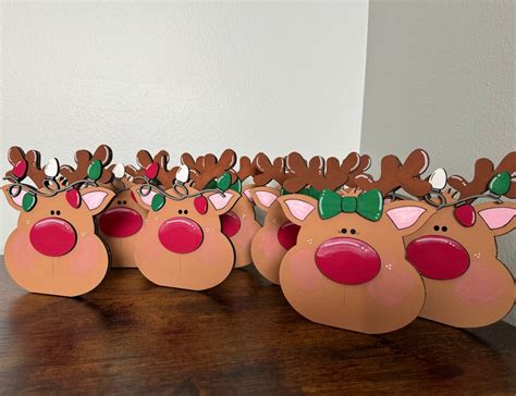 Reindeer Shelf Sitter L Christmas Decor L Christmas Shelf Sitter - Etsy