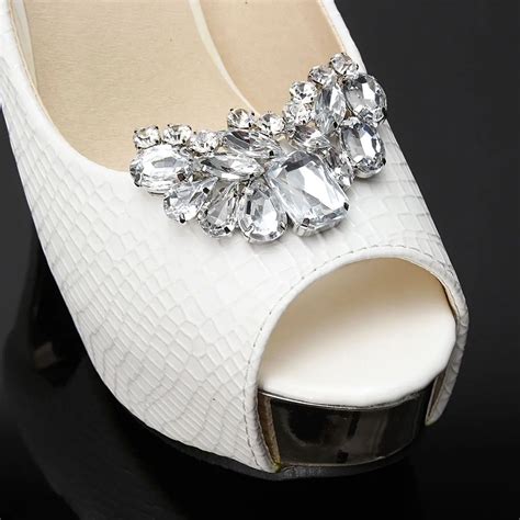 Aliexpress.com : Buy BSAID 1 Pcs Shoes Clips Bridal Wedding Shoe Accessories For Women Crystal ...