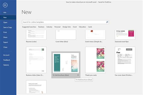 How To Create A Brochure In Word Without Template - Printable Templates