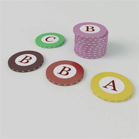 3D model casino roulette chips - TurboSquid 1322716