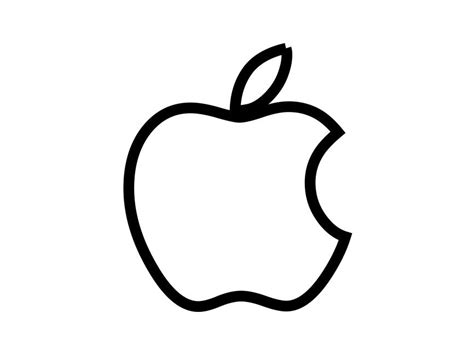 Apple Line Logo PNG vector in SVG, PDF, AI, CDR format