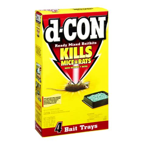 D-Con Ready Mixed Baitbits Kills Mice & Rats Bait Trays - 4 CT Reviews 2019