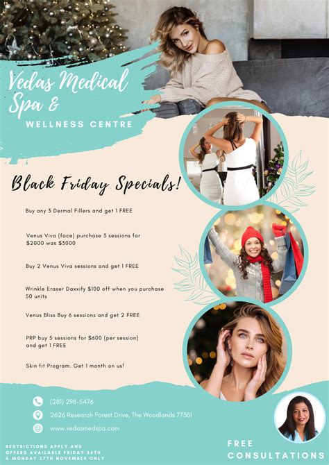 Black Friday Specials 2023 - Vedas Medical Spa and Wellness Center