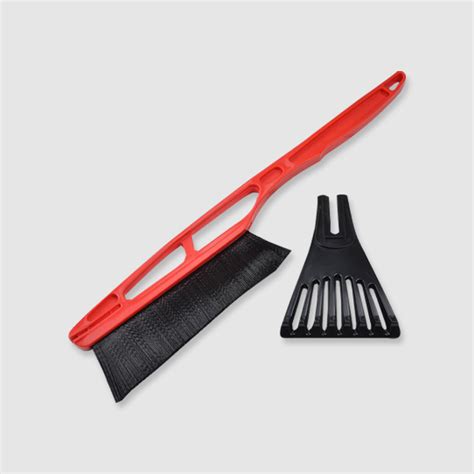 Long Handle Ice Scraper with Brush, Removable