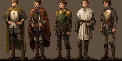 Medieval Page Boys: Noble Youth's Duties