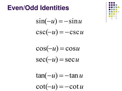 PPT - 5.1: Using Fundamental Identities PowerPoint Presentation, free download - ID:5760187