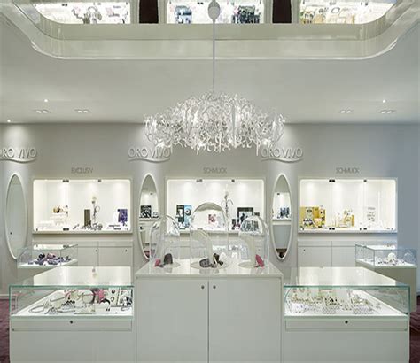 High end boutique jewelry shop fittings design furniture for sale